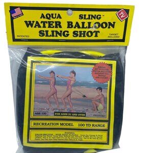 Aqua Water Balloon Sling Shot Recreation Model 100 Yd Range Ages 21+ Beach Fun